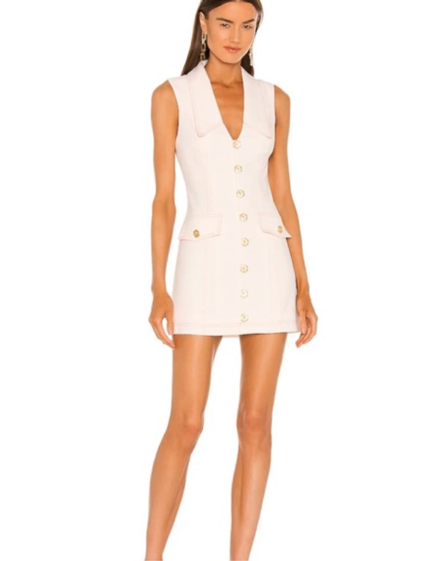 Light Pink Mini Formal Dress - Image 1