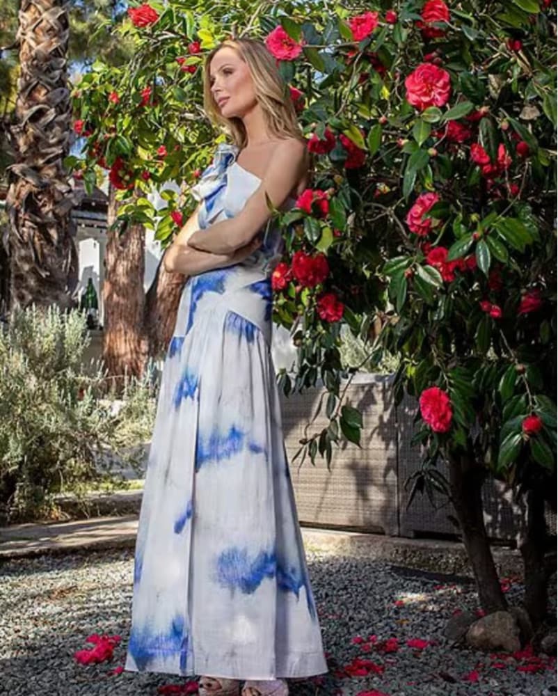 Muse by Marchesa Ren Dye Print Two Piece - Image 1