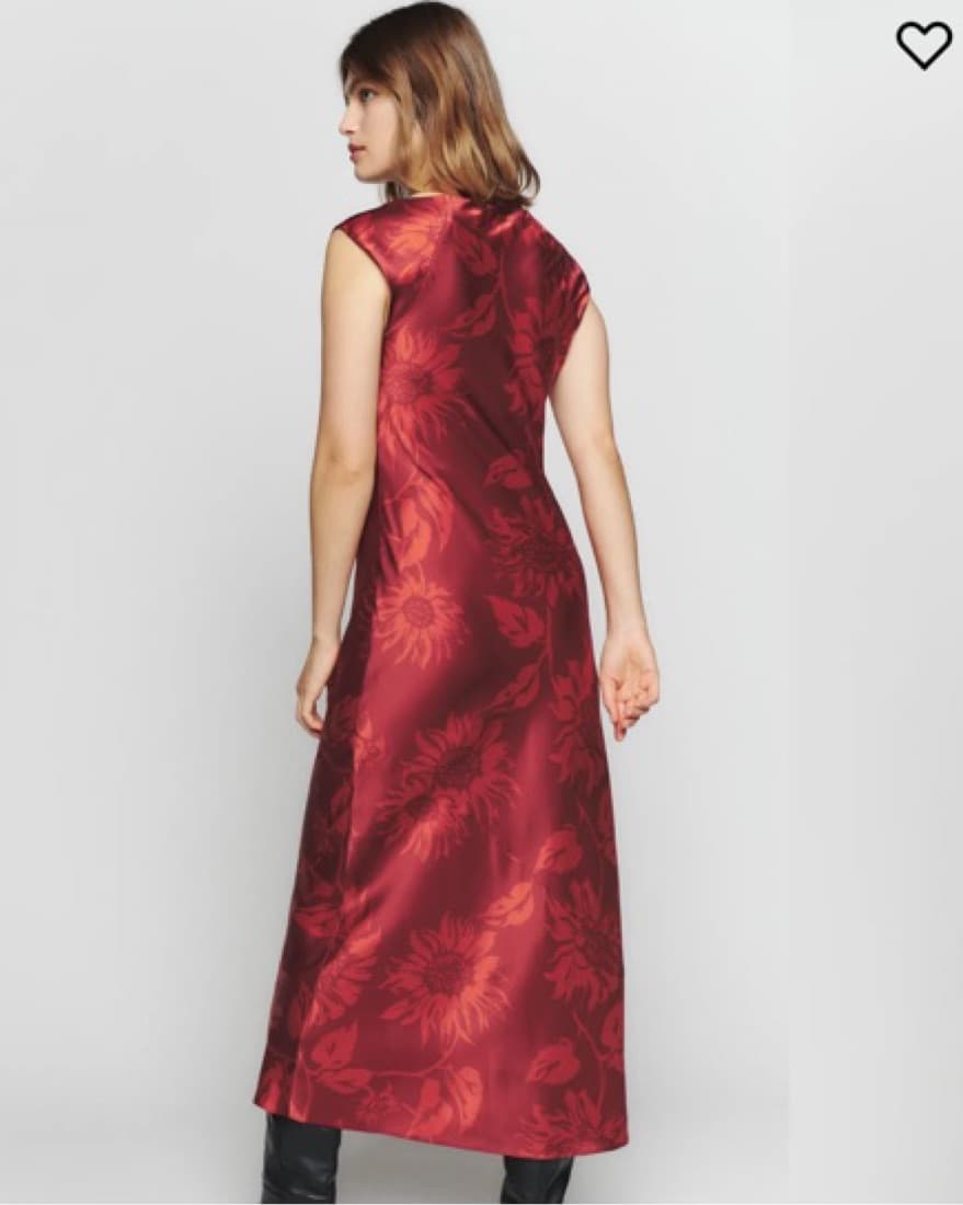 Reformation Hendrix Silk Dress - Image 2