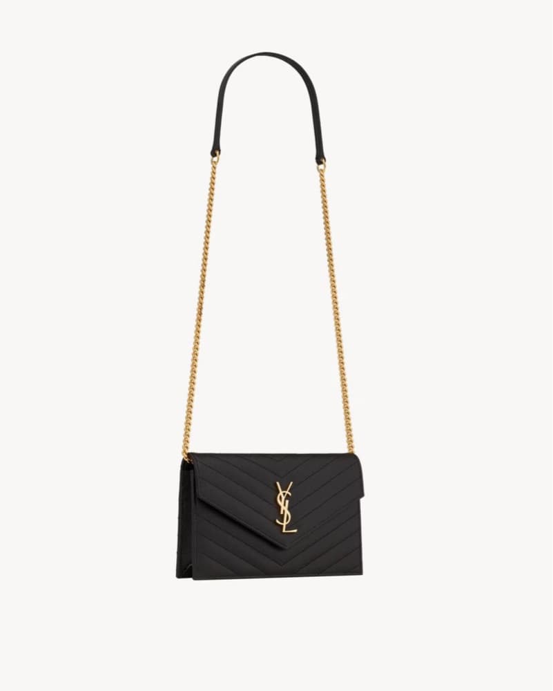 YSL Cassandre Envelope Chain Crossbody - Image 3