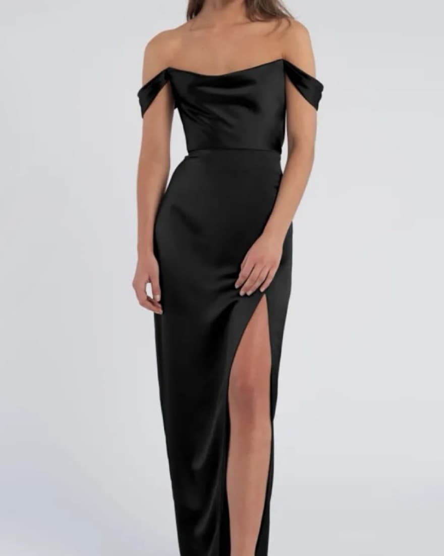 Jenny Yoo - Sawyer Off-Shoulder Black  - Image 1