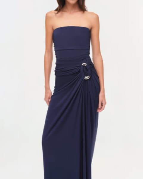 Emma Strapless Jersey Gown - Image 3