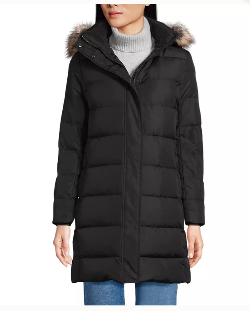Lands End Black Puffer  - Image 3