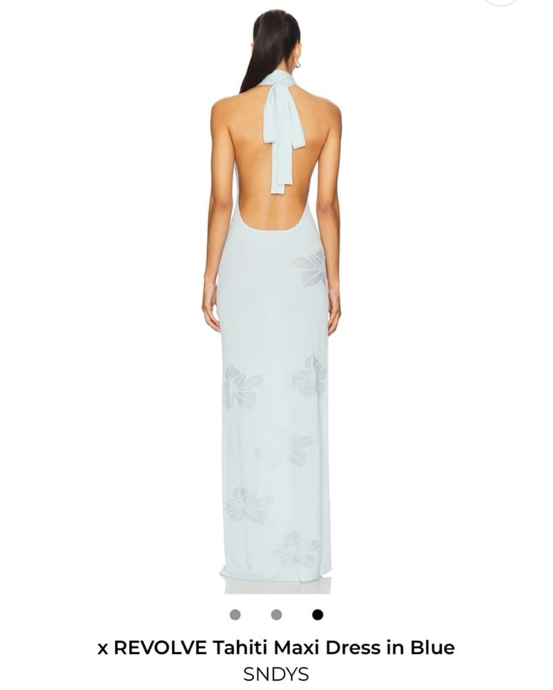 SNDYS Backless Maxi Dress  - Image 3
