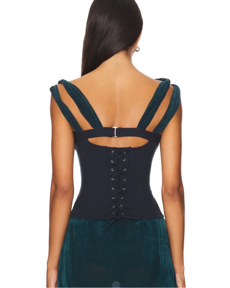 Divinity Top and Meeya Skirt in Lagoon - Image 4