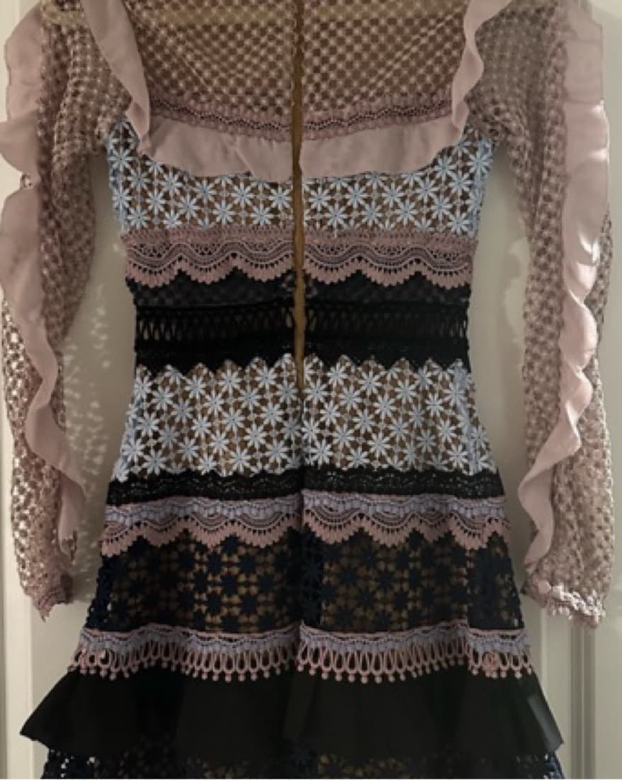 ($500) Self Portrait Long Sleeved Dress - Image 2