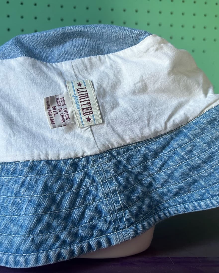 Vintage Jean Bucket Hat - Image 3