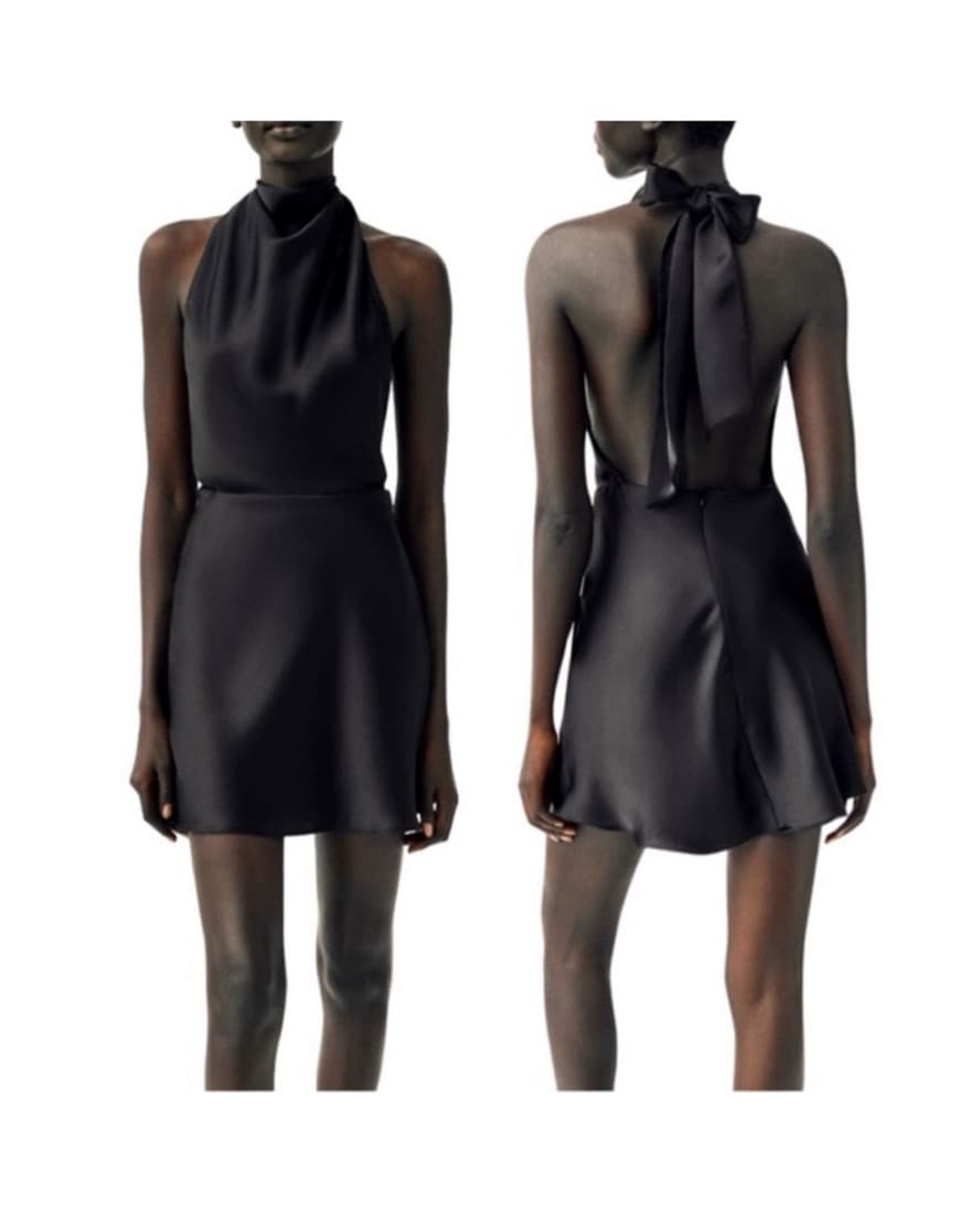 Zara Satin Mini Dress - Image 1