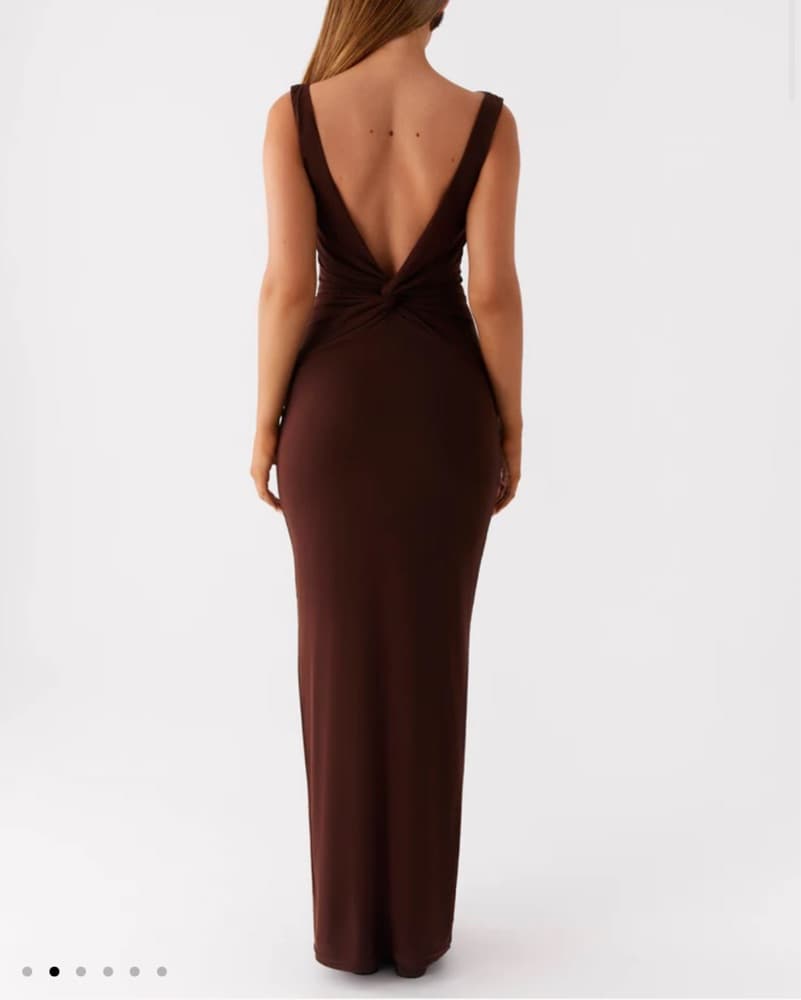 peppermayo brown maxi dress  - Image 2