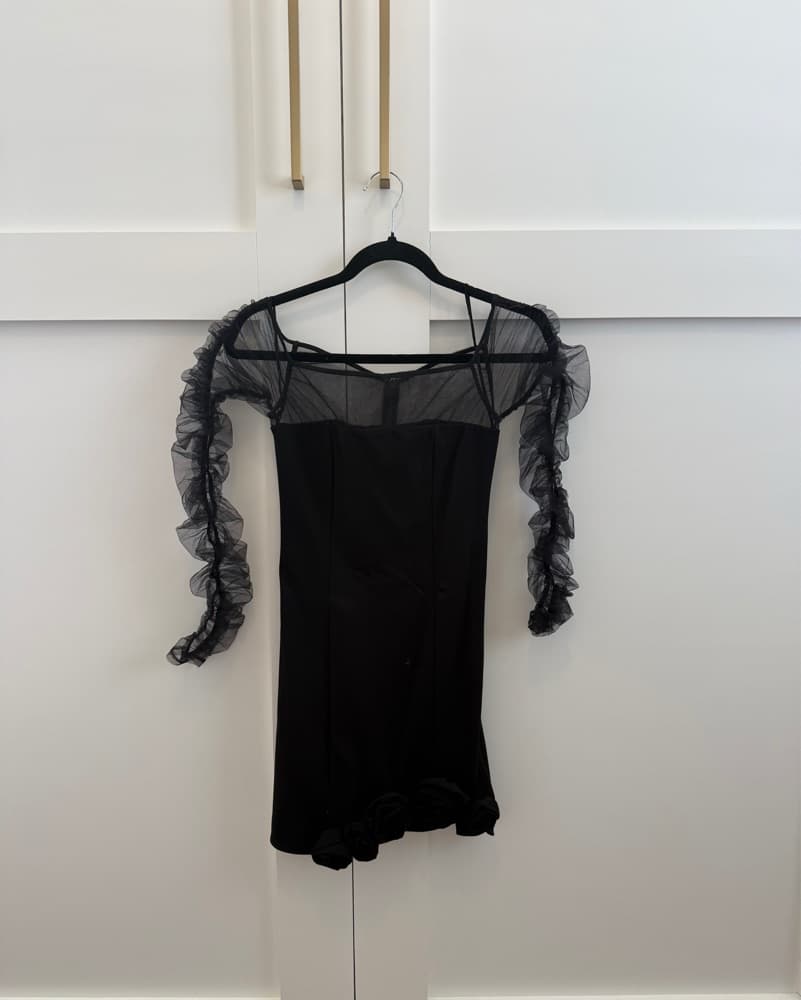 Camilia Coelho Thais Mini Black Dress - Image 3
