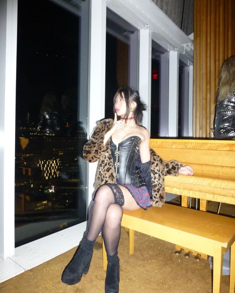 cheetah Print Fur Jacket - Image 2