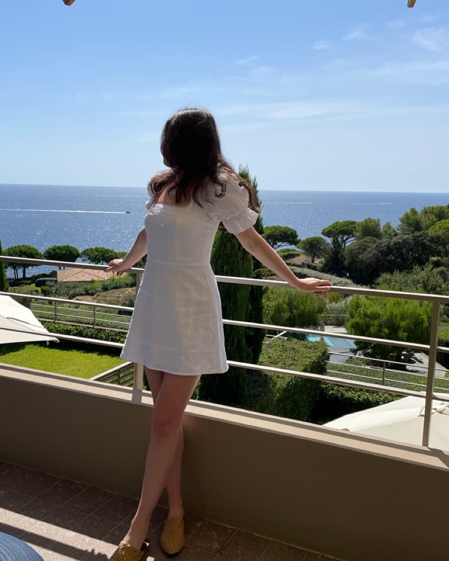 Reformation White Linen Dress  - Image 1