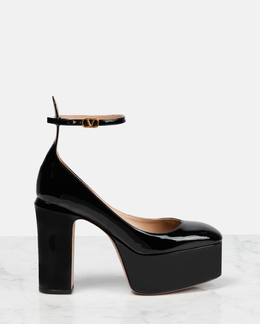 Valentino Tan-Go patent leather pumps - Image 1