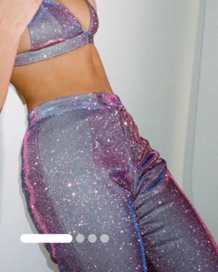 SLA The Label Purple Santorini Trousers - Image 2