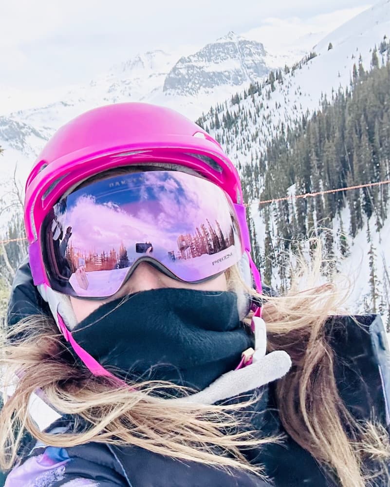 Pink Oakley Flight Deck Ski Goggles  - Image 1
