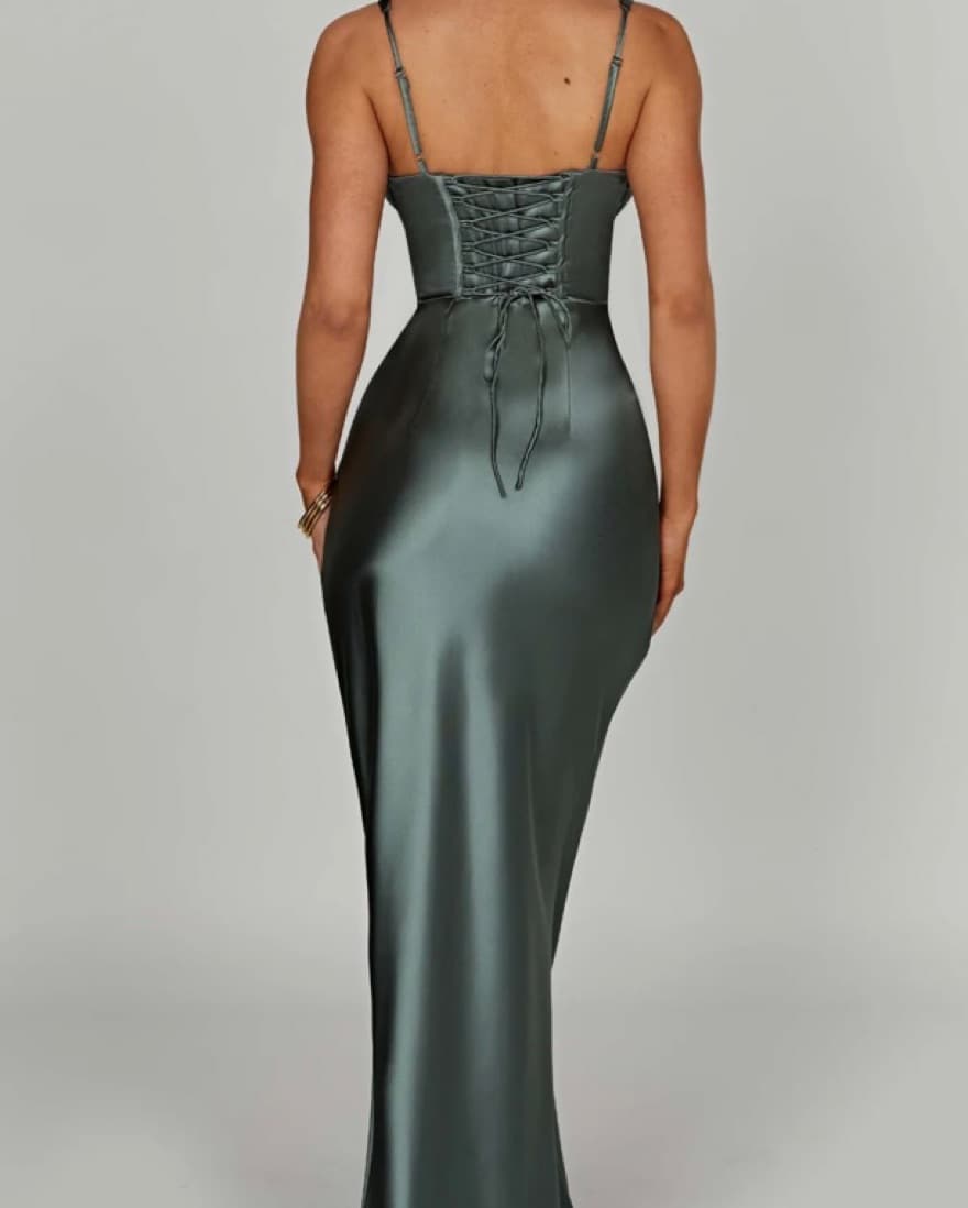 BabyBoo Shae Maxi Dress Sage - Image 2