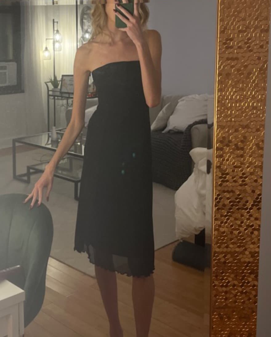 Black Tube Dress - Image 2