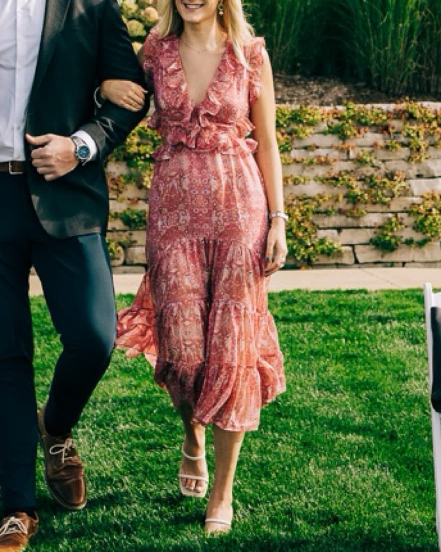 Misa Dress With Semi Sheer Bottom Half  - Image 1