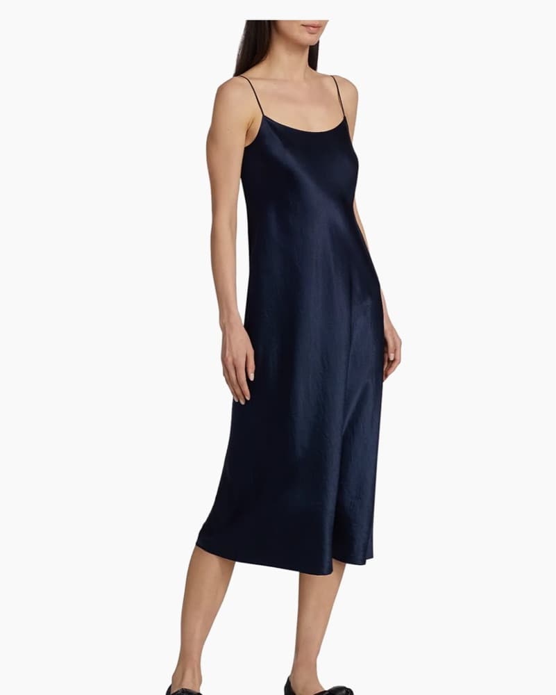 Vince Navy Slip Dress - Image 3