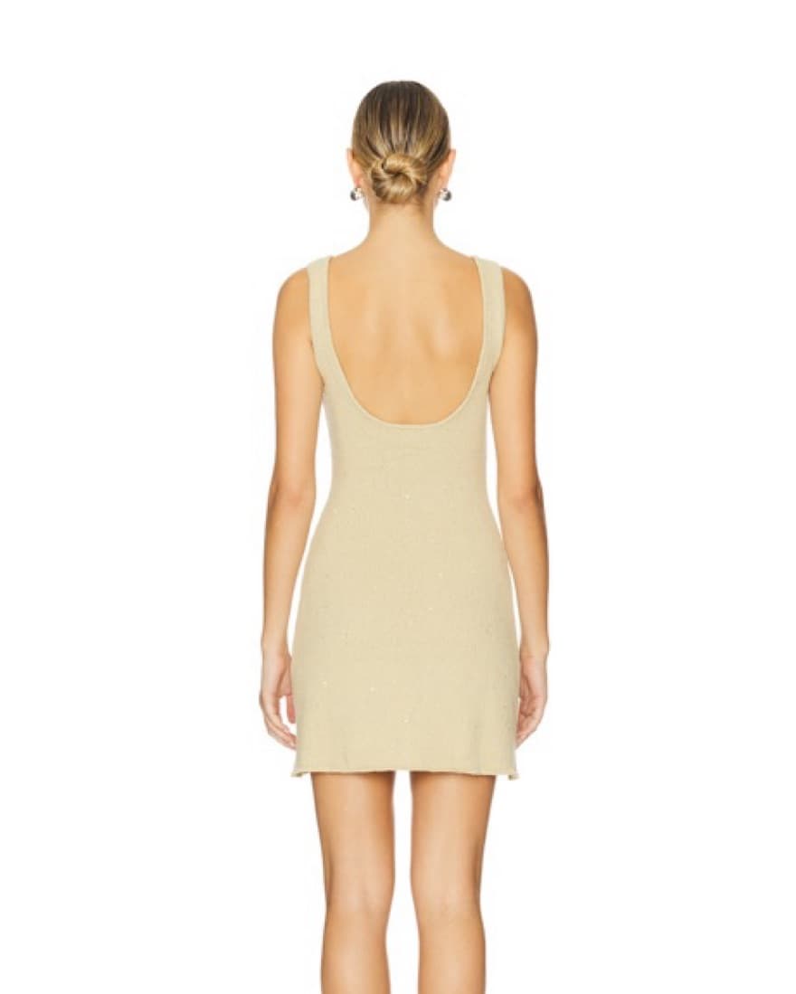 WeWoreWhat Gold Knit Mini Dress - Image 2