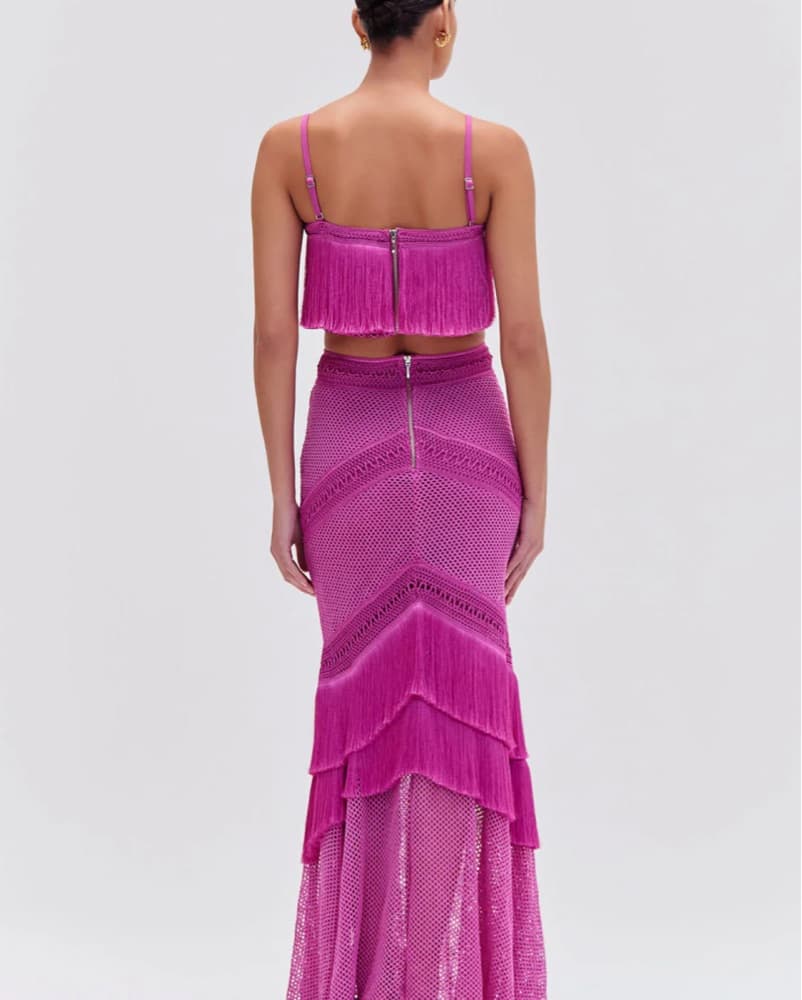 Patbo Pink Fringe Top - Image 3