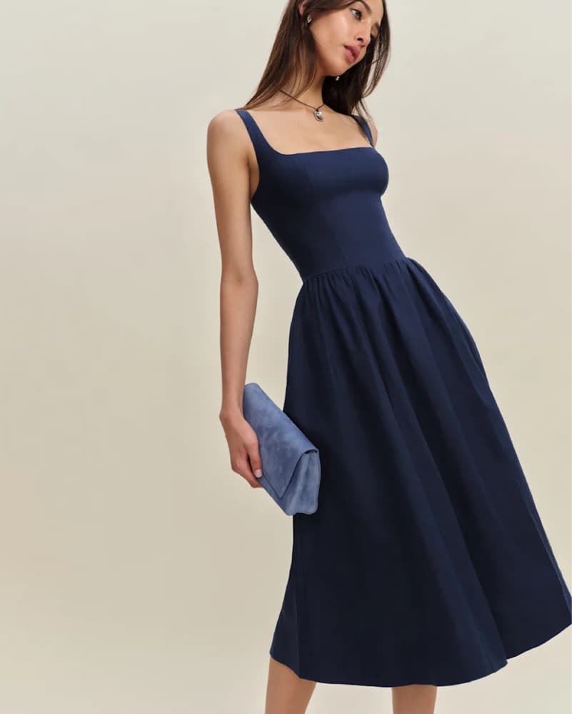 Reformation Janu Linen Dress - Image 1