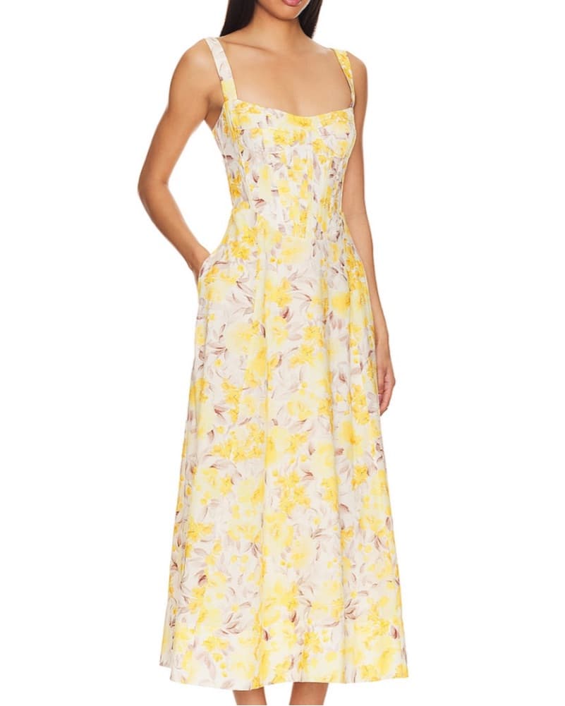 BARDOT Lilah Corset Midi Dres - Image 4