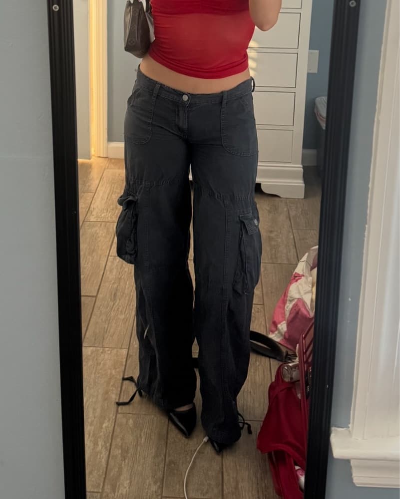 Revice Blue low rise cargos - Image 2