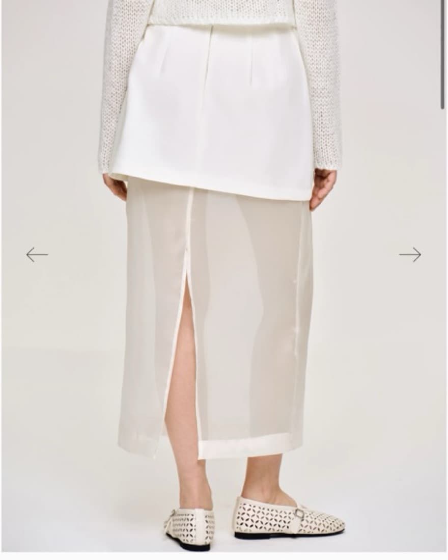 Source Unknown Sheer Midi Skirt - Image 2