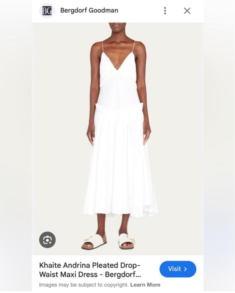 KHAITE Adrina White Dress - Image 5