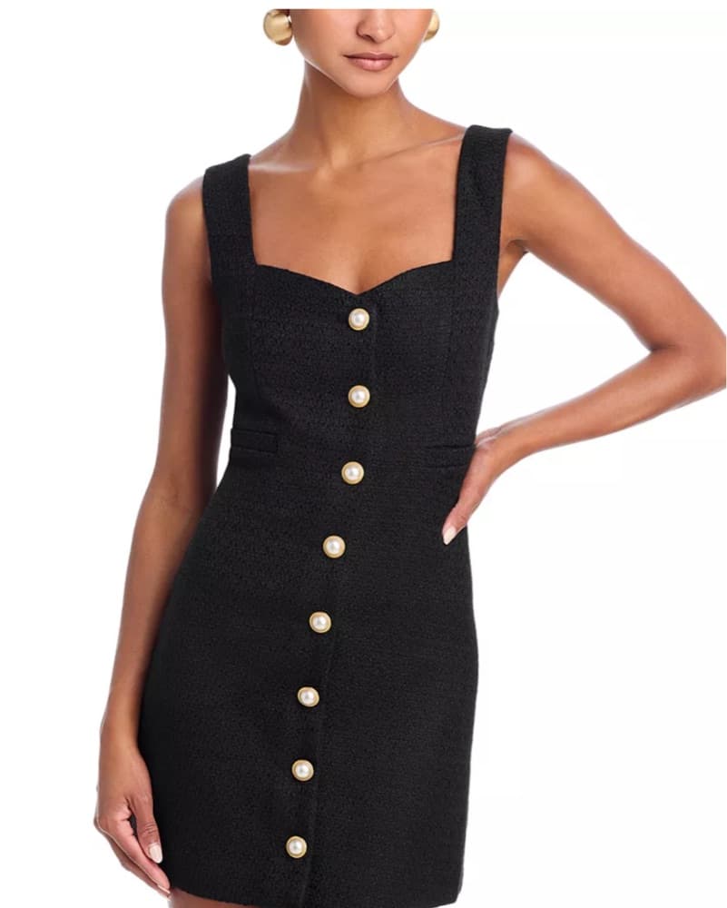 French Connection Black Mini Dress - Image 1