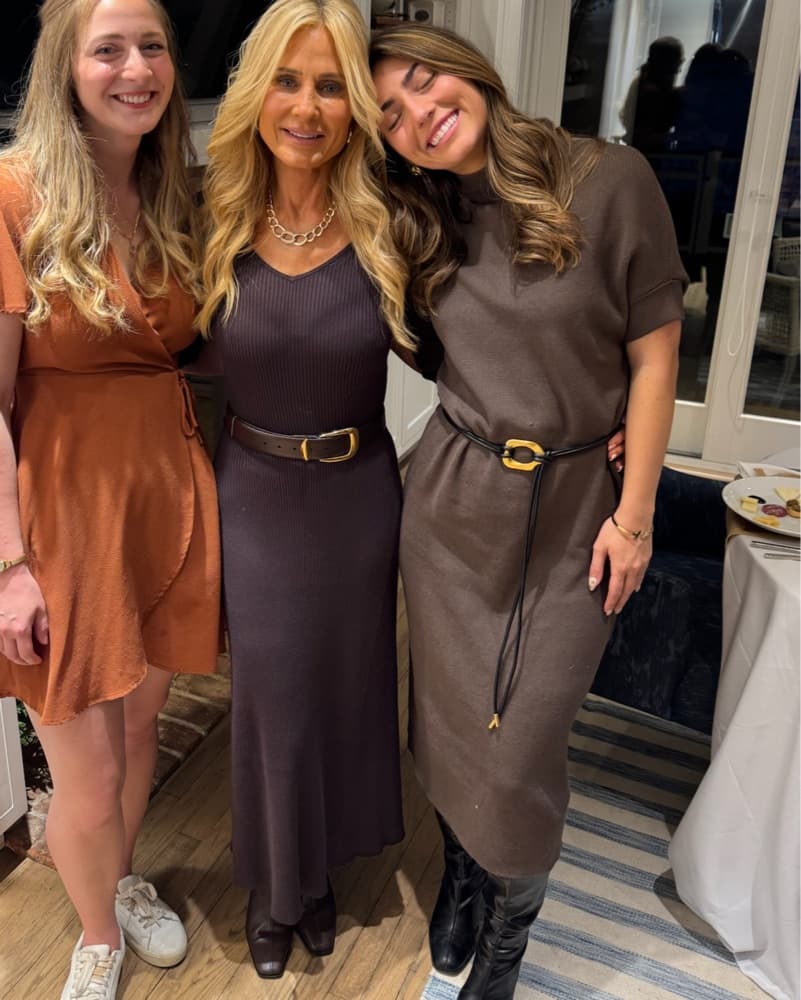 Stylish Brown Knit Dress - Image 2
