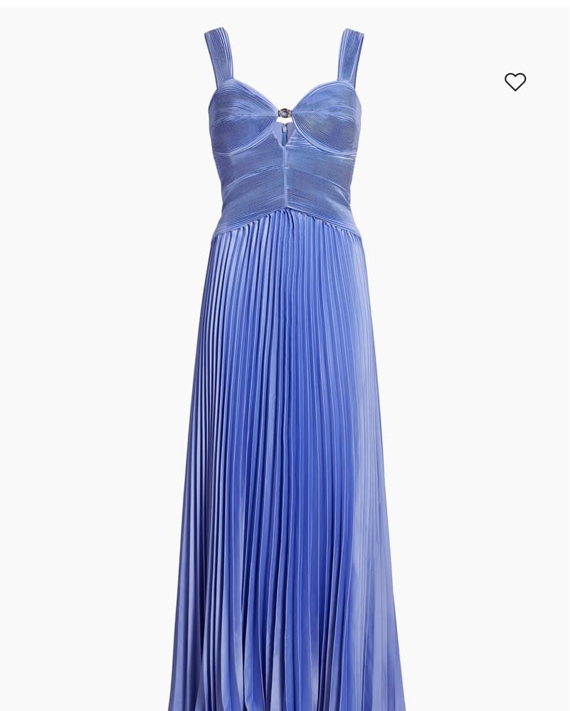 Amur Alaia Pleated Sweetheart Gown - Image 1