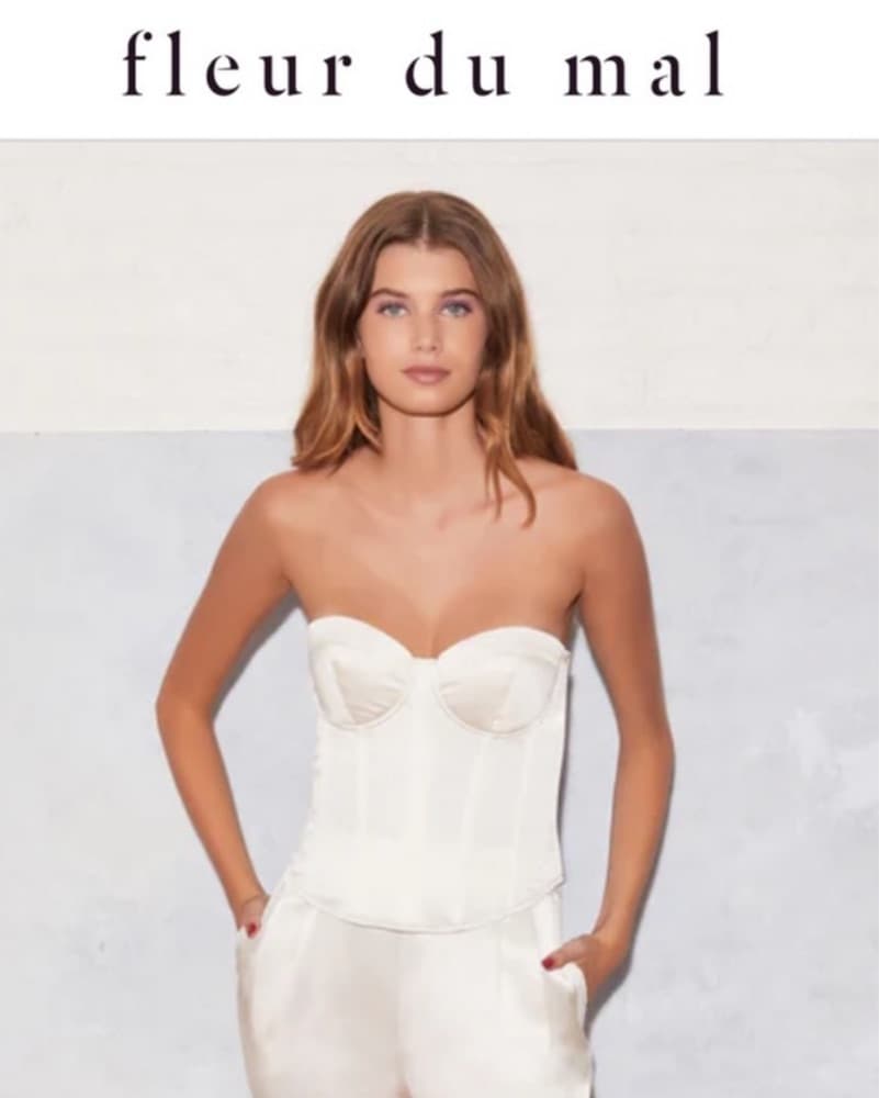 Fleur Du Mal Hamptons Bustier  - Image 1