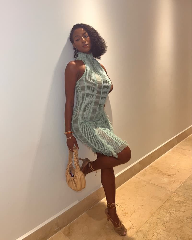 Roberta Einer Angel Sheer Mini Dress - Image 4