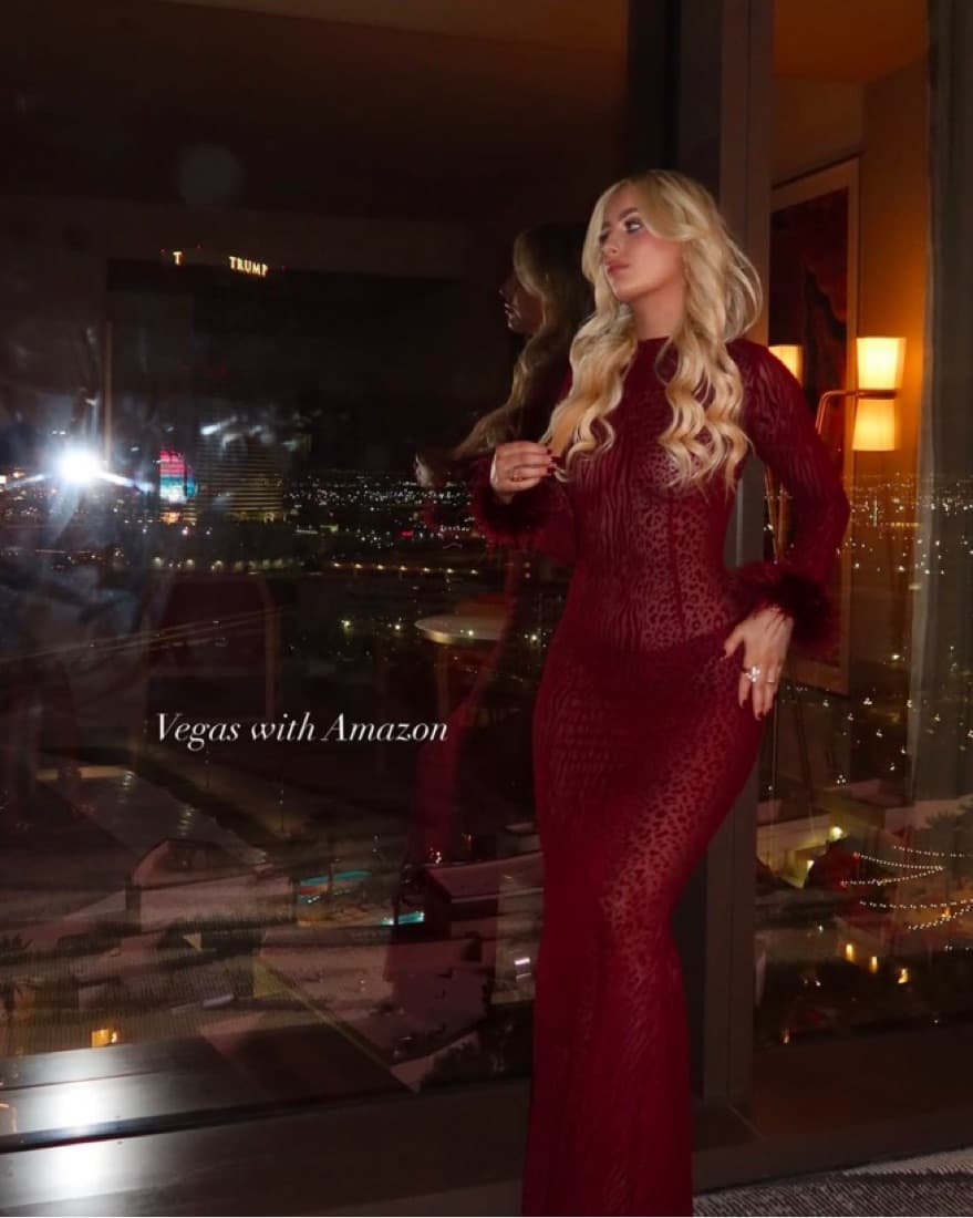 Glamorous Red Leopard Maxi Dress - Image 6