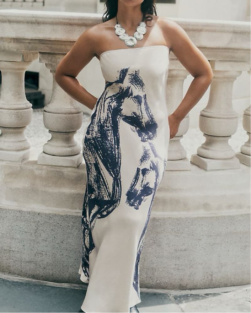 Anthropologie Horse Slip Maxi Dress - Image 1