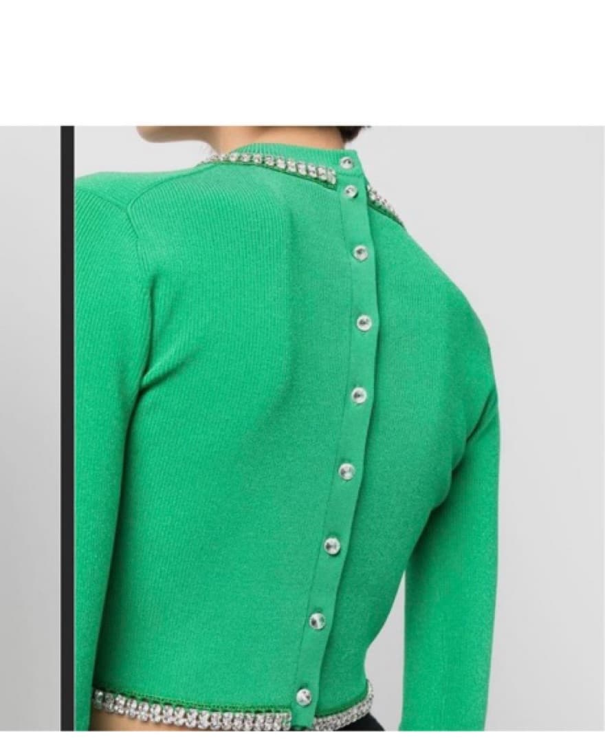Paco Rabanne Crystal & Knitted top - Image 2