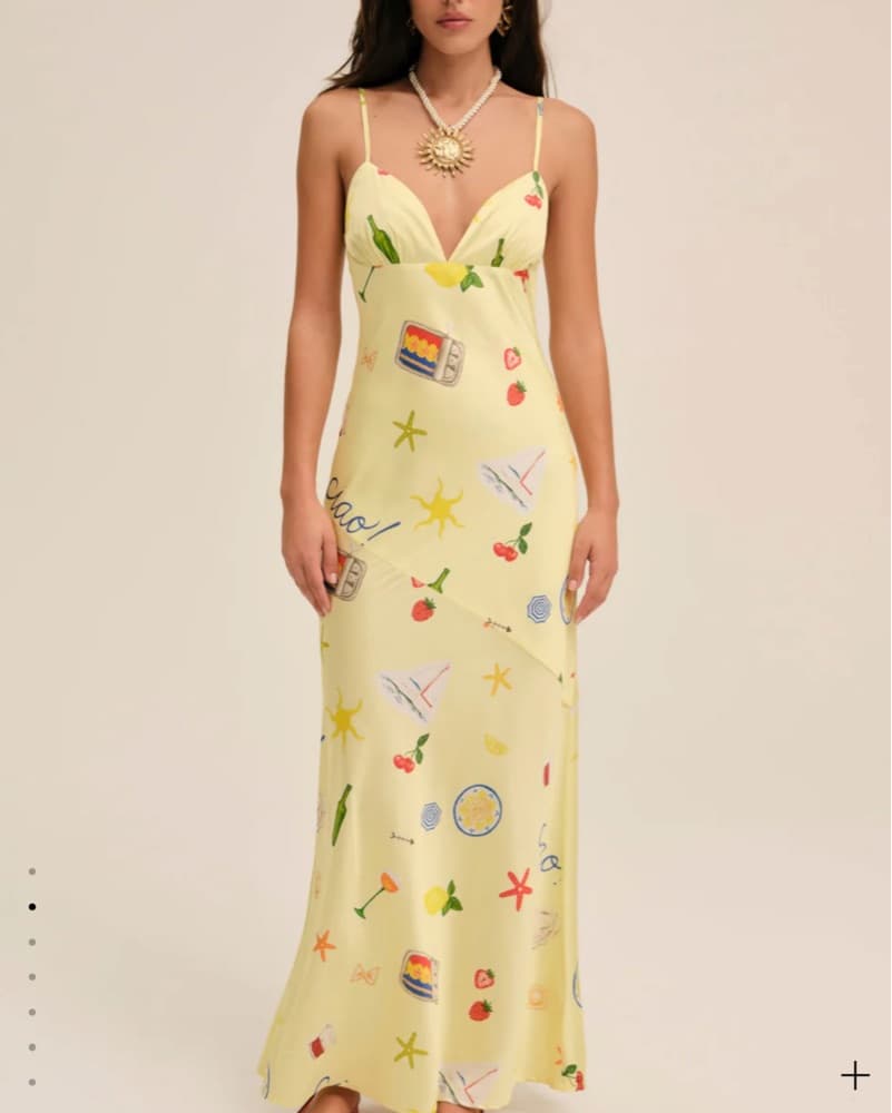 For Love And Lemons Yellow Dress - Image 1