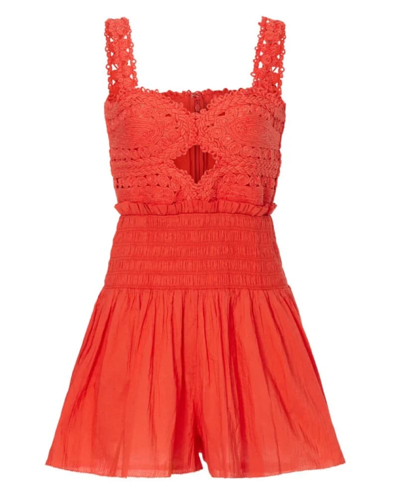 Sea New York Red Romper - Image 3