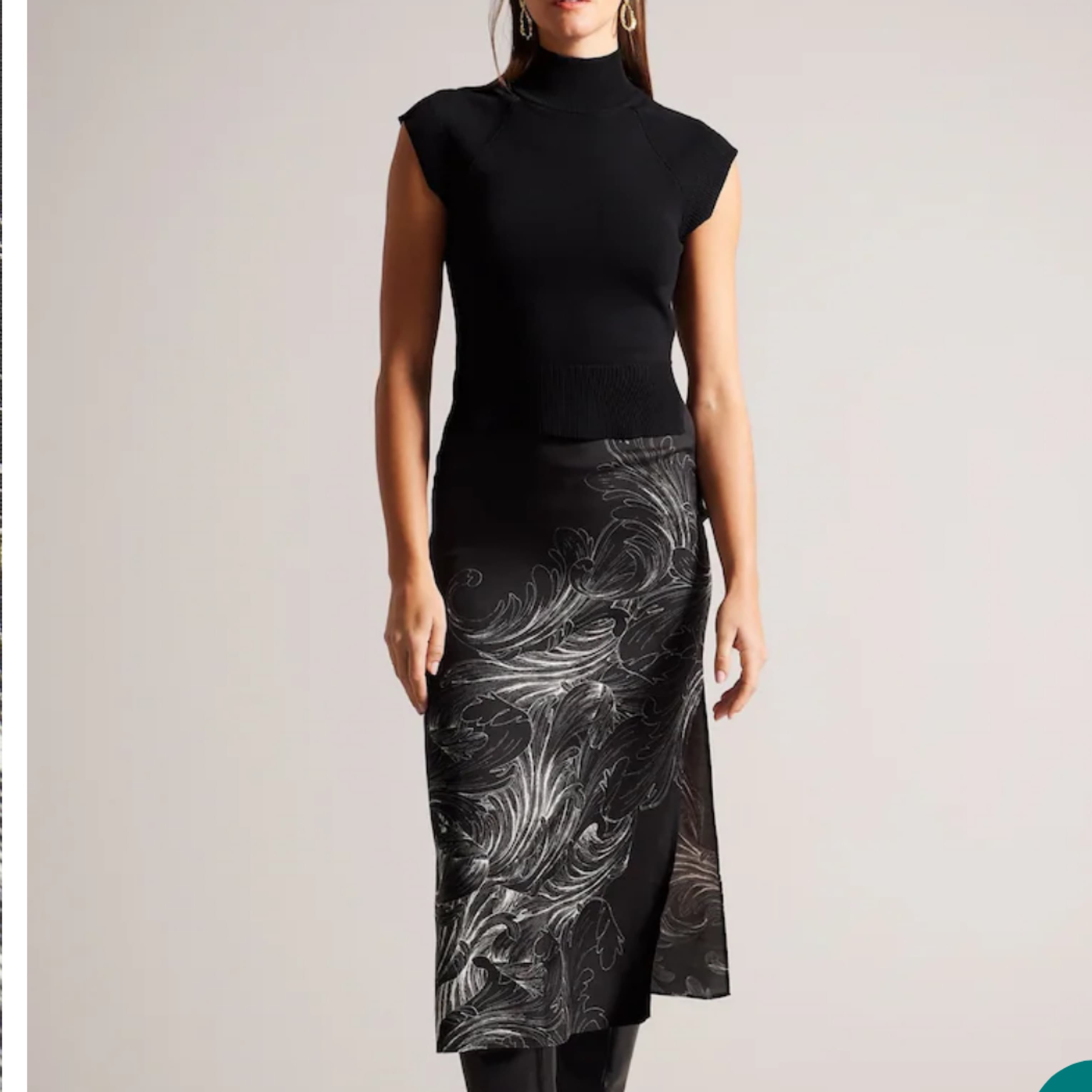 Ted Baker Black Hewiet Dress - Image 1