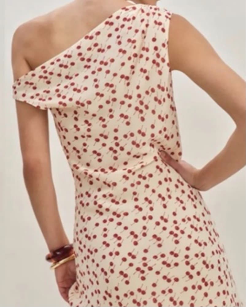 Cherry Off-the-Shoulder Mini Dress - Image 2