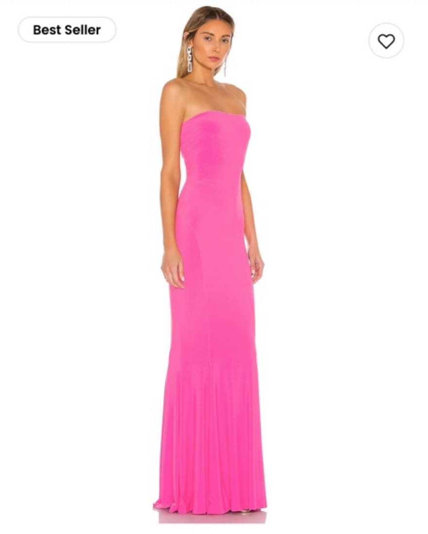 Strapless Fishtail Gown - Image 2