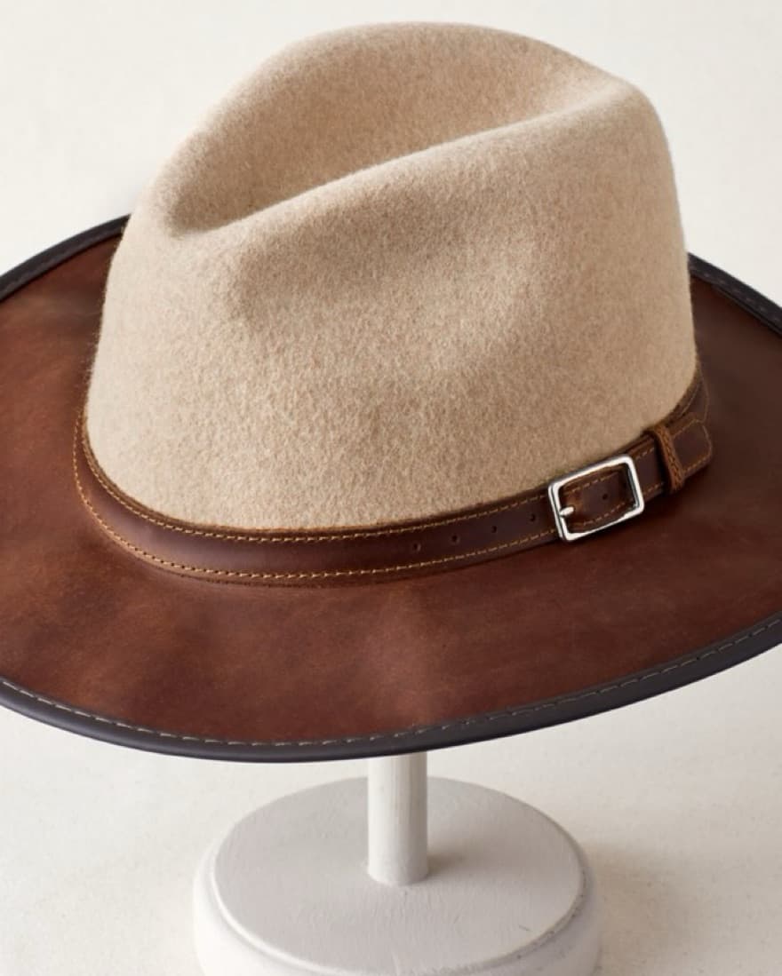 Pinnacle Wool Felt and Leather Hat - Image 2