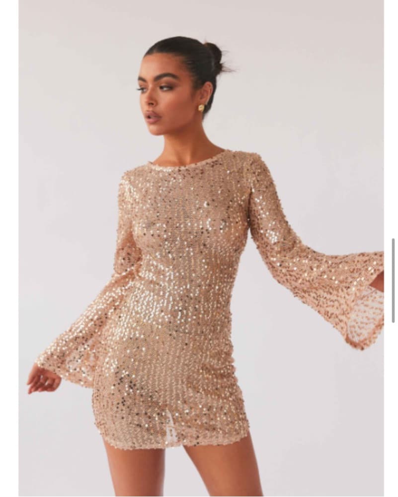 Gold Peppermayo Beach CoverUp - Image 2