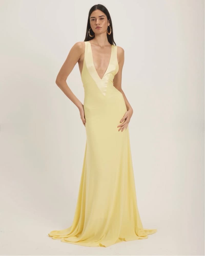 XS- S Ance Gria Rosa Yellow Dress - Image 3