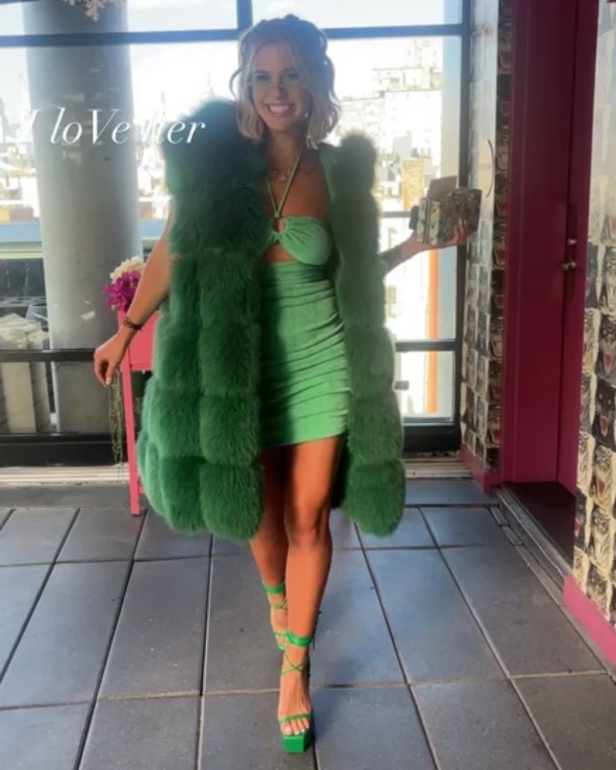 Princess Polly Loriella Mini Dress Green - Image 4