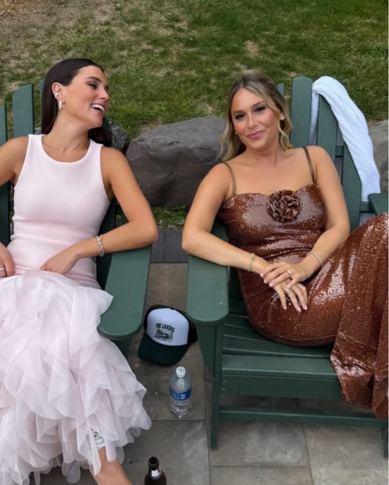 Copper Sequin Gown  - Image 4