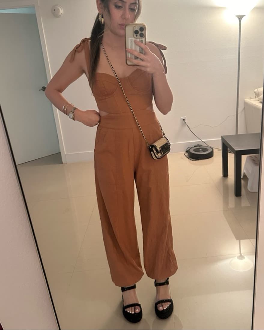 Revolve (Tularosa) Linen Jumpsuit  - Image 5