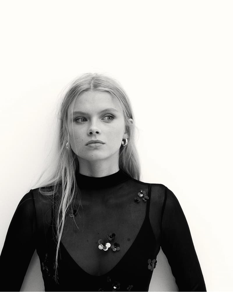 Elegant Black Sequin Embellished Sheer Top - Image 1